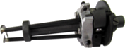Flachgestellte Messer